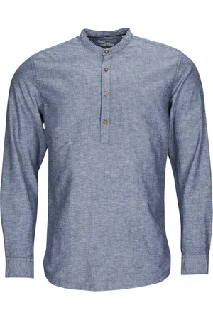 JACK & JONES Camisa manga larga JPRBLASUMMER HALF PLACKET SHIRT L/S para hombre