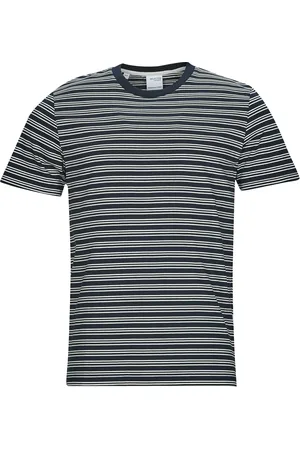 SELECTED Camiseta SLHANDY STRIPE SS O-NECK TEE W para hombre