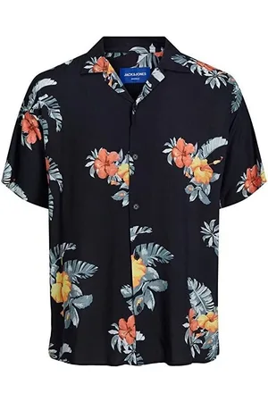 JACK & JONES Camisa manga larga CAMISA JORLUKE FLORES HOMBRE para hombre