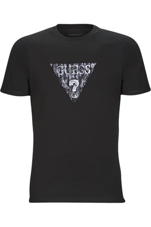 Guess SS CN ORIGINAL - Camiseta estampada - jet black/negro 