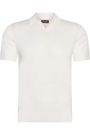 Cappuccino Italia Polo Plain Tricot Polo para hombre