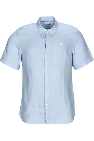 Timberland Camisa manga corta SS Mill River Linen Shirt Slim para hombre