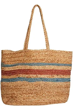 VILA Bolso de mano VIPERIL JUTE BAG/EF Nature para mujer