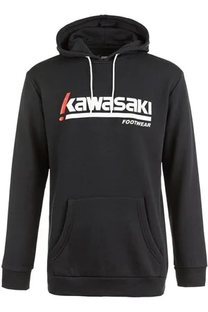 Kawasaki Jersey Killa Unisex Hooded Sweatshirt K202153 1001 Black para hombre