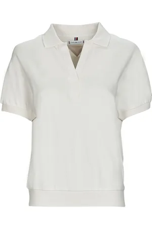 Tommy Hilfiger Polo RELAXED LYOCELL POLO SS para mujer