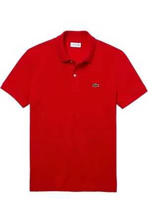 Lacoste Tops y Camisetas Slim Fit Polo PH4012 - Rouge para hombre
