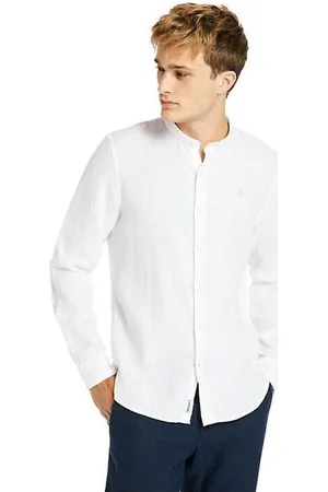 Timberland Camisa manga larga TB0A2DC11001 - KOREAN SHIRT-1001 - WHITE para hombre
