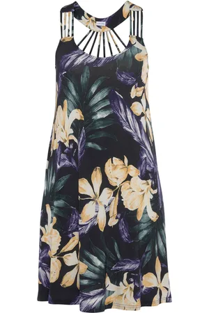 Lascana Vestidos Vestido de playa sin mangas Tropic para mujer