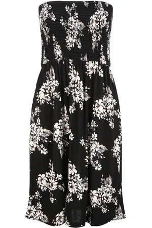 Lascana Vestidos Vestido de playa sin tirantes Jasmin para mujer