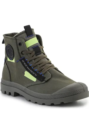 Palladium Zapatillas altas Pampa HI Re-Craft Olive Night 77220-309-M para mujer