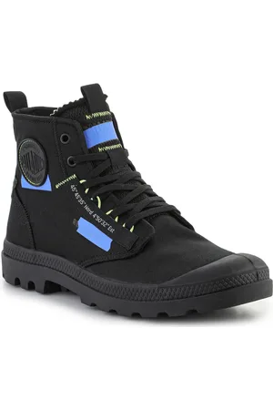 Palladium Zapatillas altas Pampa HI Re-Craft Black/Blue 77220-005-M para mujer