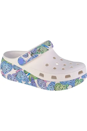Crocs Pantuflas Cutie Crush Butterfly Kids Clog para niña