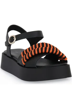 Frau Sandalias LONDON NERO TAN para mujer