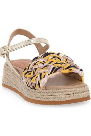 Frau Sandalias FANCY RAFIA TRICOLOR para mujer