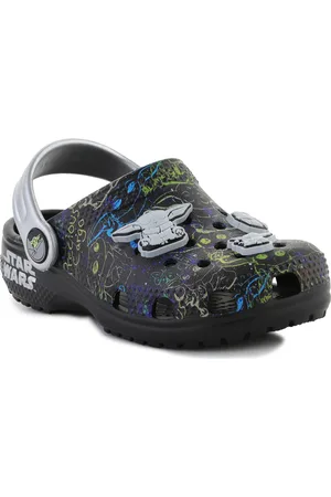 Crocs Sandalias Classic Grogu Clog T Black 207894-001 para niño