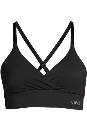 Casall Jersey Wrap Sports Bra para mujer