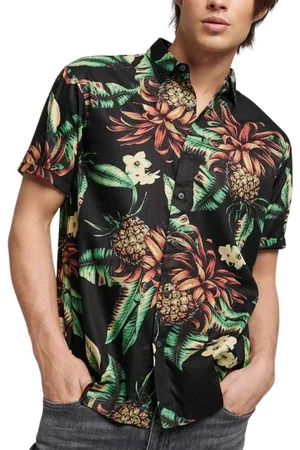 Superdry Camisa manga larga VINTAGE HAWAIIAN S/S SHIRT para hombre