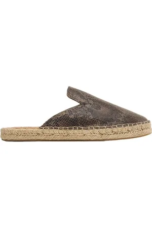 Paez Alpargatas Mule W - Print Snake Brown para mujer