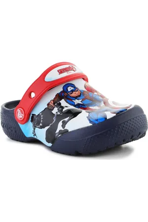 Crocs Sandalias FL Avengers Patch Clog T 207068-410 para niño