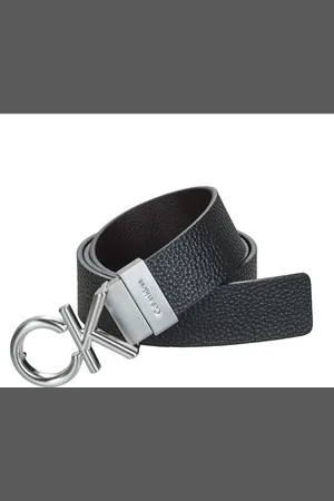 Calvin Klein Cinturón ADJ/REV CK METAL BOMBE PB 35MM para hombre