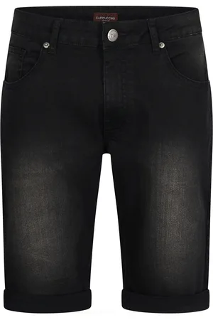 Cappuccino Italia Short Denim Short Black para hombre