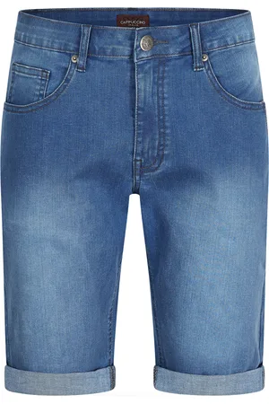 Cappuccino Italia Short Denim Short Mid Wash para hombre