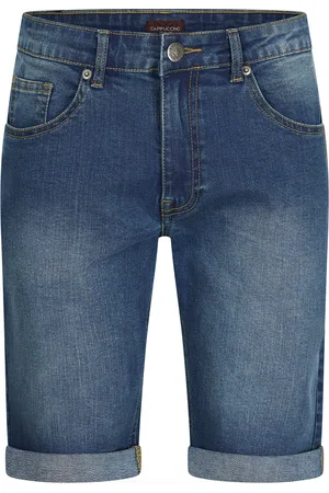 Cappuccino Italia Short Denim Short Dark Wash para hombre