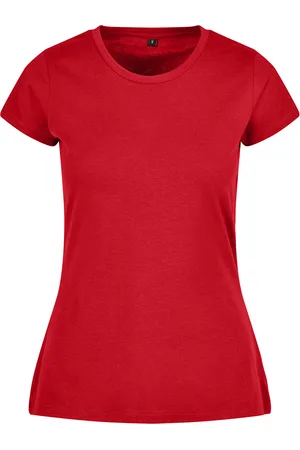 Build Your Brand Camiseta manga larga Basic para mujer