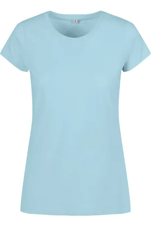Build Your Brand Camiseta manga larga Basic para mujer