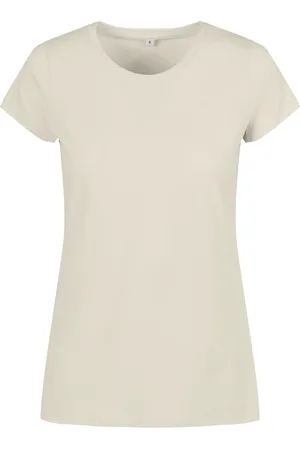 Build Your Brand Camiseta manga larga Basic para mujer
