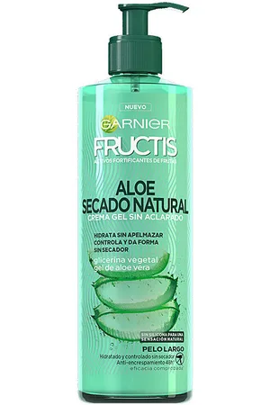 Garnier Fijadores Fructis Aloe Secado Natural Crema Gel Sin Aclarado para mujer