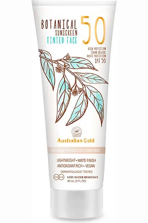 Australian Gold Maquillage BB & CC cremas Botanical Spf50 Tinted Face fair-light para mujer