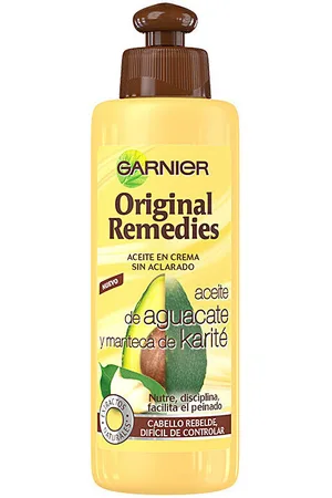 Garnier Tratamiento capilar Original Remedies Crema Sin Aclarado Aguacate Karite para mujer