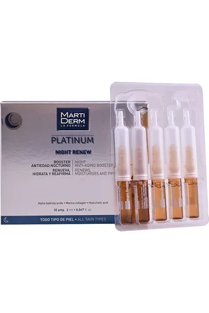 Martiderm Cuidados especiales Platinum Night Renew Ampollas 30 X para mujer