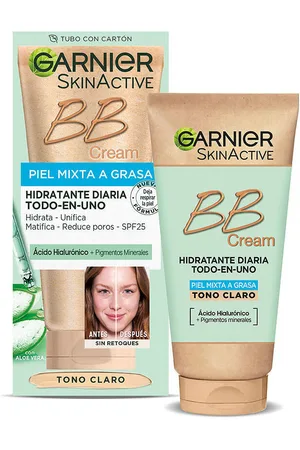 Garnier Maquillage BB & CC cremas Skinactive Bb Cream Piel Mixta A Grasa Spf25 light para mujer