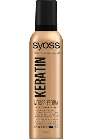 Syoss Fijadores Keratin Mousse Flexible Y Brillo para mujer