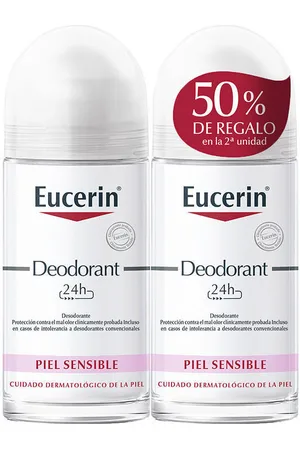 Eucerin Tratamiento corporal Ph5 Desodorante Roll-on Pack 2 X para mujer