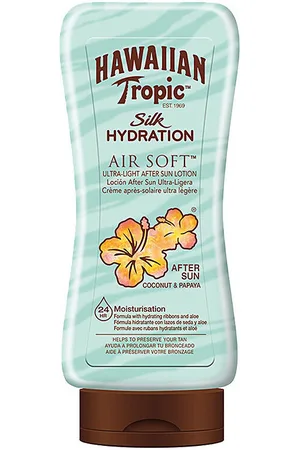 Hawaiian Tropic Protección solar After Sun Silk Hydration Coconut Papaya para mujer