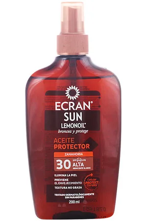 Ecran Protección solar Sunnique Broncea+ Aceite Vapo Spf30 para mujer