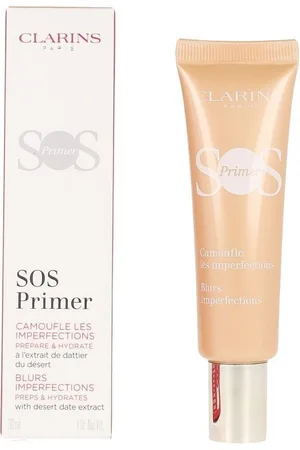Clarins Base de maquillaje Sos Primer Prebase 02-peach para mujer