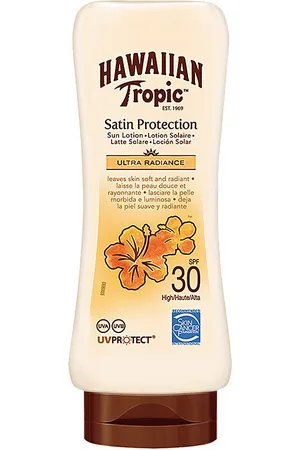 Hawaiian Tropic Protección solar Glowing Protection Ultra Radiance Sun Lotion Spf30 para mujer