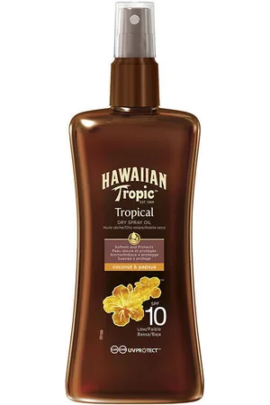 Hawaiian Tropic Protección solar Coconut Papaya Dry Oil Spf10 Spray para mujer