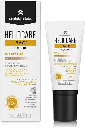 Heliocare Base de maquillaje 360° Color Protector Solar Con Color Aqua Gel Spf50+ para mujer