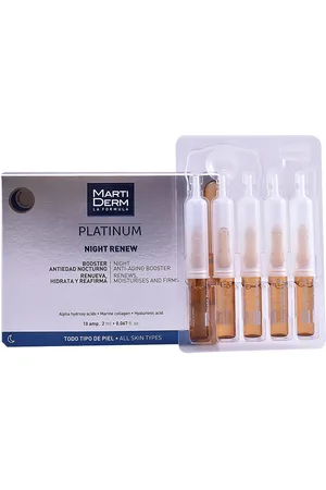 Martiderm Cuidados especiales Platinum Night Renew Ampollas 10 X para mujer