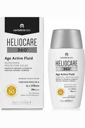 Heliocare Protección solar 360° Protector Solar Fluido Previene Y Corrige Signos para mujer