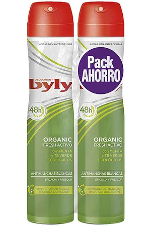 Byly Productos baño Organic Extra Fresh Deo Vapo Lote 2 X para mujer