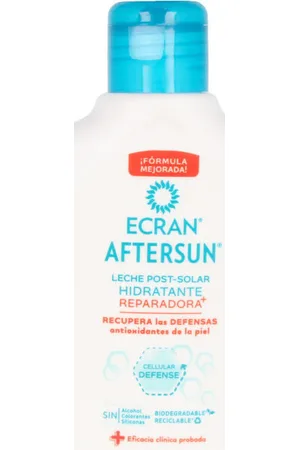 Ecran Protección solar Aftersun Leche Hidratante Reparadora 24h para mujer