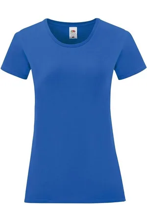 Fruit Of The Loom Camiseta manga larga Iconic para mujer