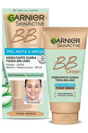 Garnier Maquillage BB & CC cremas Skinactive Bb Cream Piel Mixta A Grasa Spf25 medium para mujer