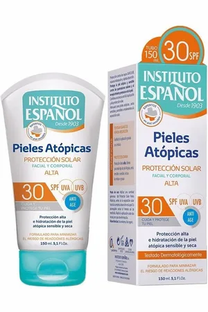 Instituto Español Protección solar Piel Atópica Protección Solar Facial Y Corporal Spf30 para mujer